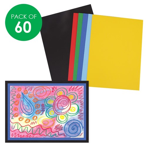 Rainbow School Mounting Pack - Pack of 60