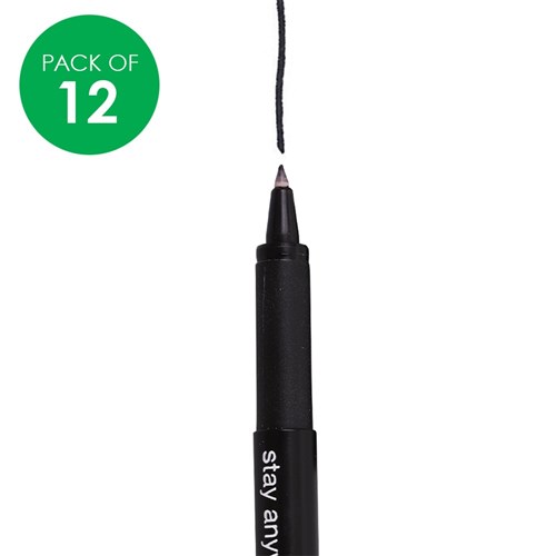 Micador Stay Anywhere Permanent Pens - Pack of 12