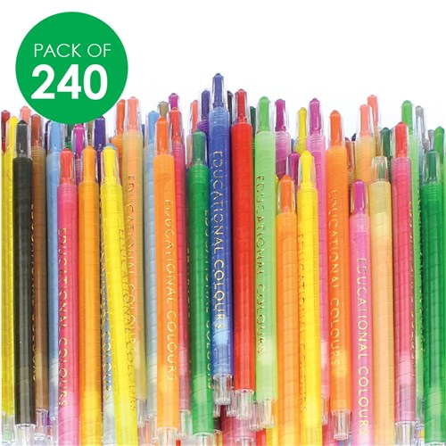 EC Twist-It Crayons Classpack - Pack of 240