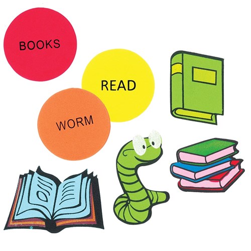 Foam Reading Shapes - Pack of 80