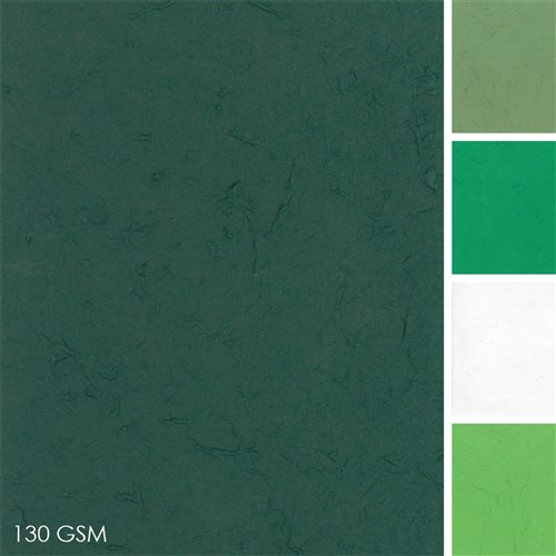 Mulberry Paper - Greens - Pack of 10