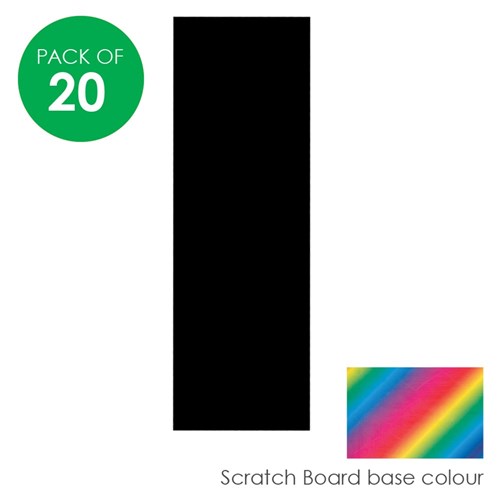 Scratch Board Bookmarks - Pack of 20