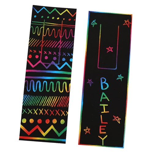 Scratch Board Bookmarks - Pack of 20