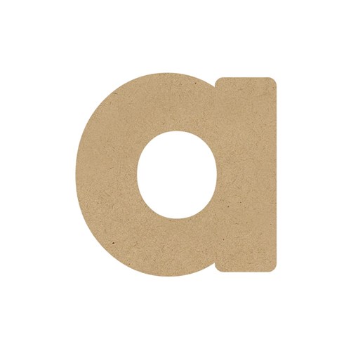 3D Wooden Letter - Lowercase - a