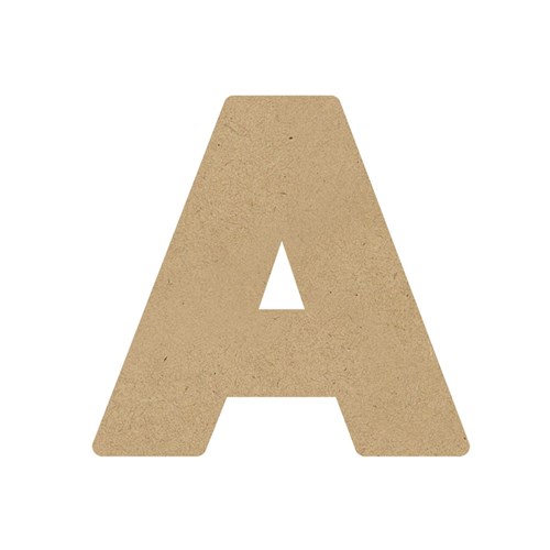 3D Wooden Letter - Uppercase - A