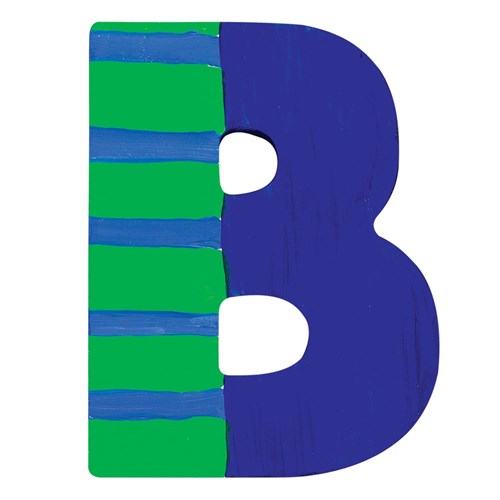 3D Wooden Letter - Uppercase - B
