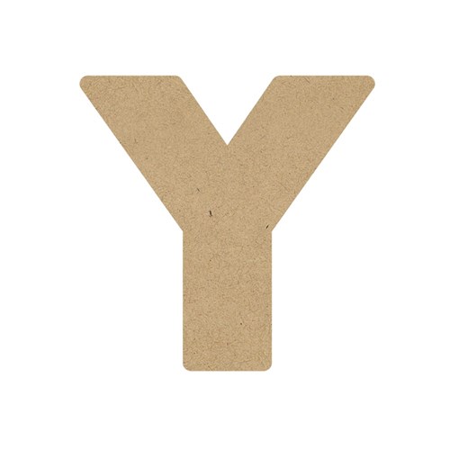 3D Wooden Letter - Uppercase - Y