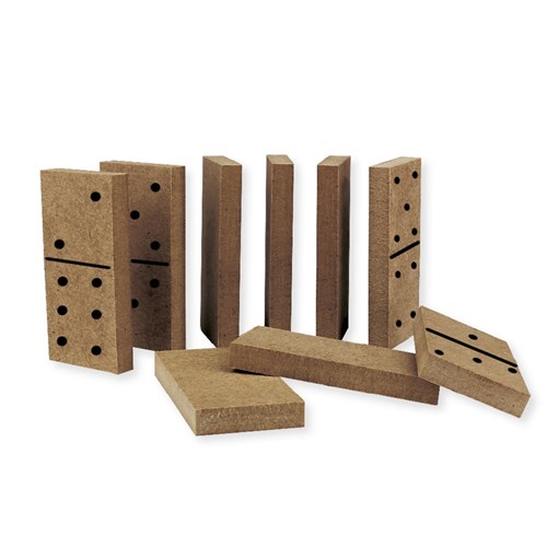 Wooden Dominoes Set - Pack of 28