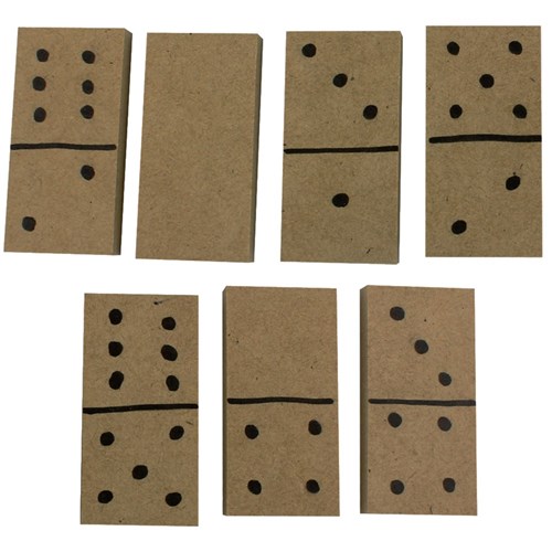 Wooden Dominoes Set - Pack of 28
