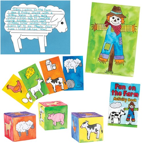 All About Farm Animals & The Land Blackline Masters - Pack of 10