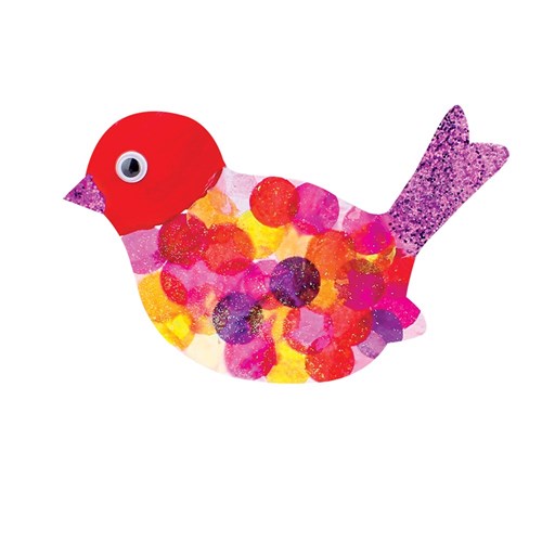 Cardboard Birds - White - Pack of 20