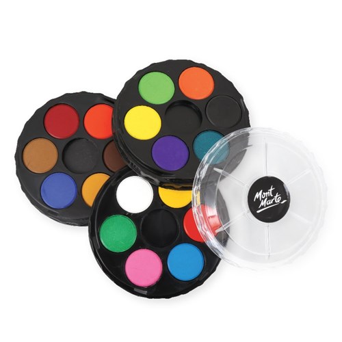 Mont Marte Watercolour Disc Set - 18 Well