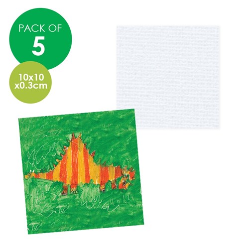 Mini Canvas Panel Art Boards - Pack of 5