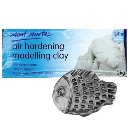 Mont Marte Modelling Clay - White - 2kg Pack