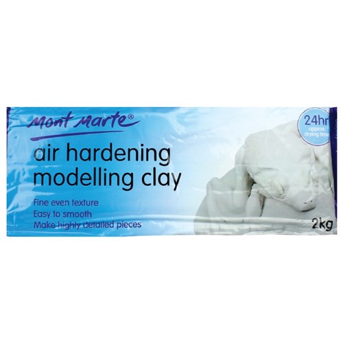 Mont Marte Modelling Clay - White - 2kg Pack