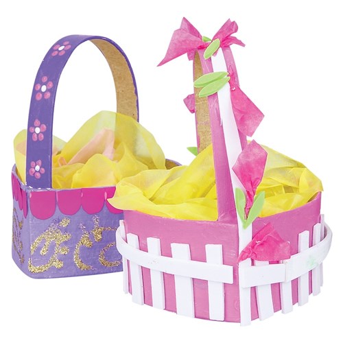 Papier Mache Basket - Heart