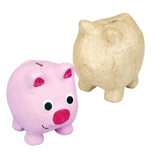 Papier Mache Piggy Bank