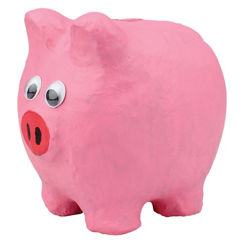 Papier Mache Piggy Bank
