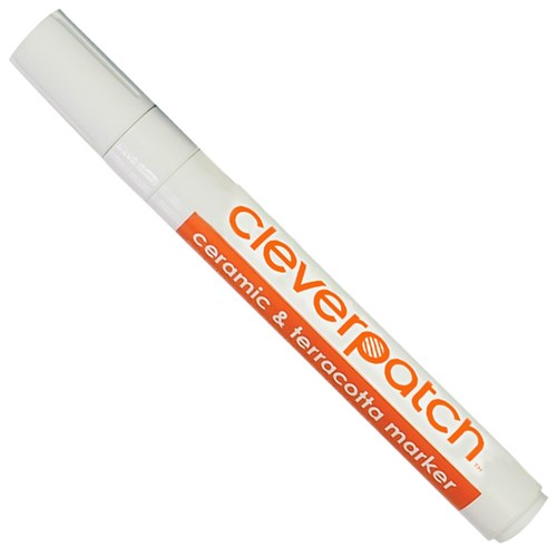CleverPatch Ceramic & Terracotta Marker - White