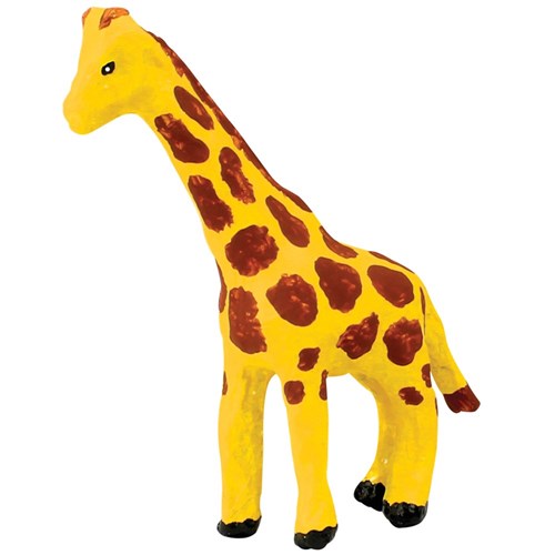 3D Papier Mache Safari Animals - Pack of 4