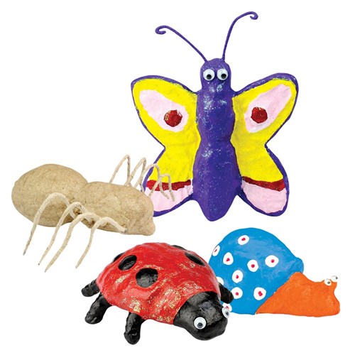 3D Papier Mache Minibeasts - Pack of 4
