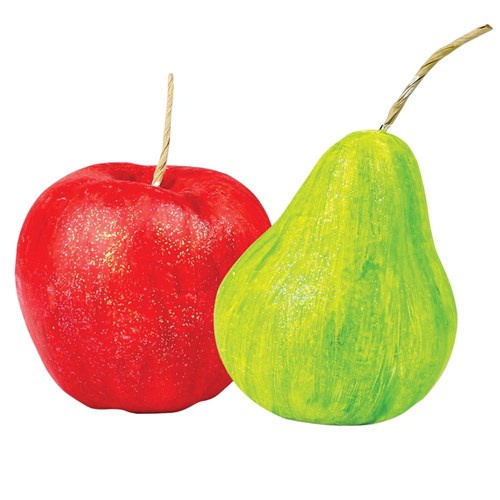 3D Papier Mache Fruit - Pack of 4