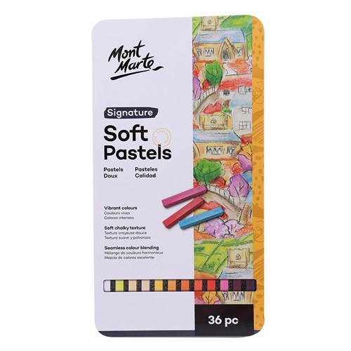 Mont Marte Soft Pastels - Pack of 36