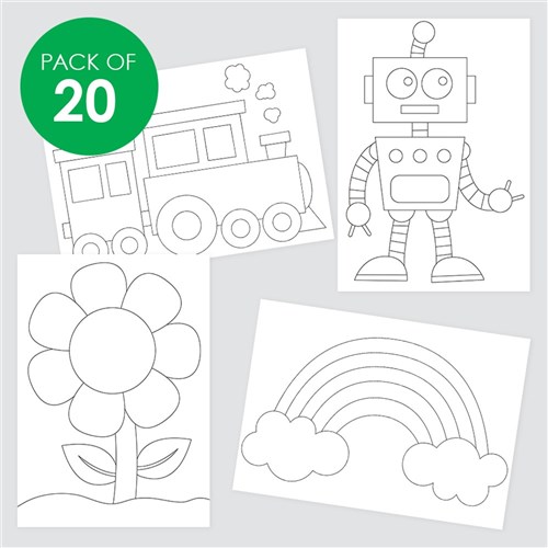 Creative Sand Art Sheets - Pack of 20