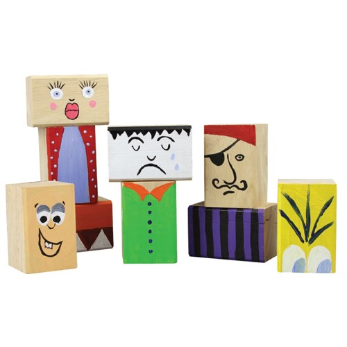 Wooden Blocks - Pack of 100