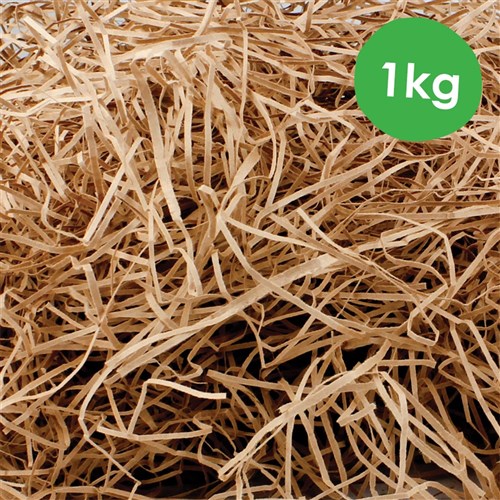 Shredded Brown Craft Paper - 1kg Pack