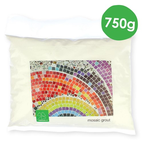 Mosaic Tile Grout - White - 750g Pack