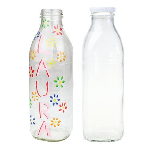 Glass Milk Bottle - 750ml