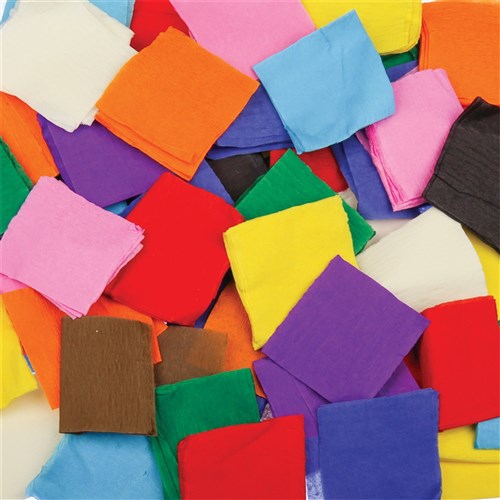 Scrunch Art Paper Squares - 500g Pack