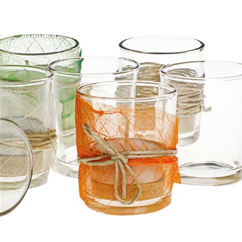 Glass Tealight Holders - Pack of 6