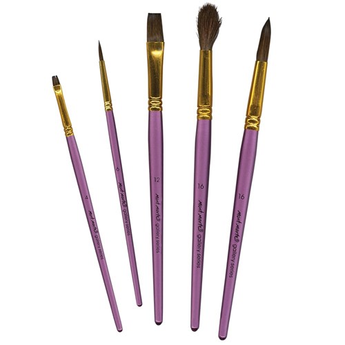 Mont Marte Watercolour Brush Set - Pack of 5