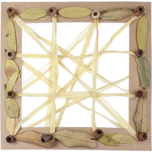 Cardboard Weaving Squares - Brown - Pack of 20