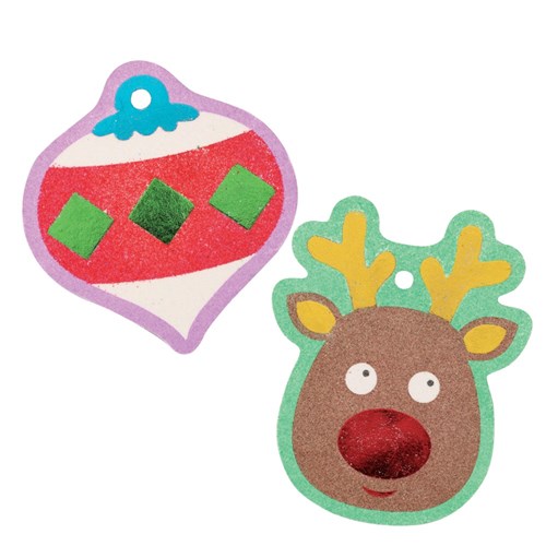 Christmas Sand Art Shapes - Pack of 20