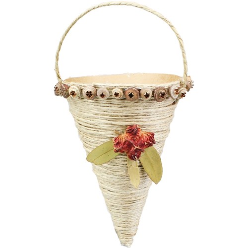 Cardboard Hanging Baskets - Brown - Pack of 20