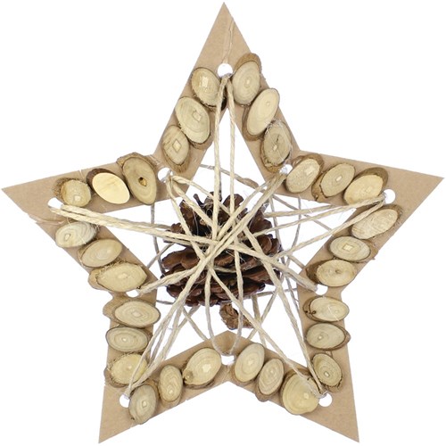 Cardboard Weaving Stars - Brown - Pack of 20