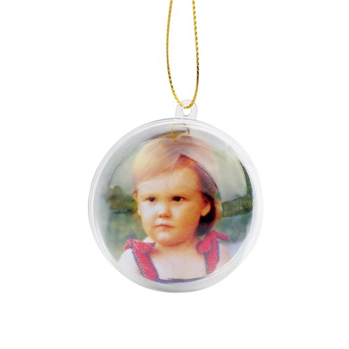 Clear Hanging Baubles - Pack of 12