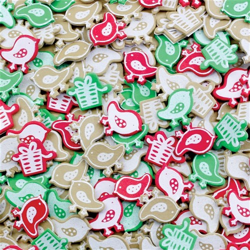 Foam Mini Christmas Stickers - Pack of 125