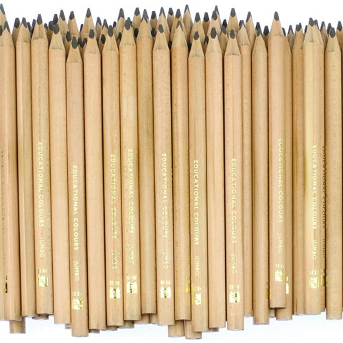 EC Jumbo Triangular HB Pencils Classpack - Pack of 120