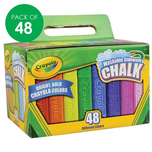 Crayola Sidewalk Chalk - Pack of 48