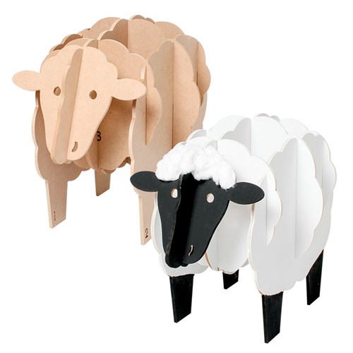 Giant 3D Wooden Sheep
