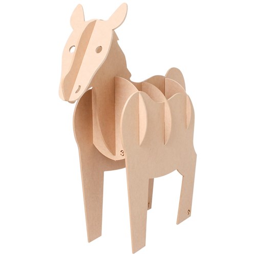 Giant 3D Wooden Horse