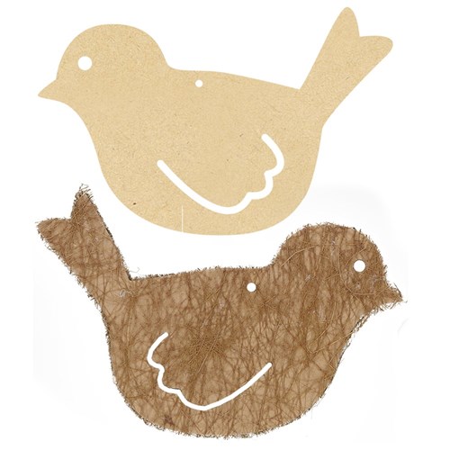 Giant 3D Wooden Corner Tree Accessories - Birds - Pack of 4