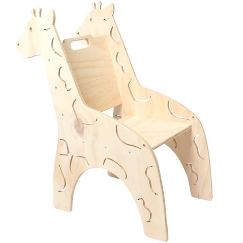 Wooden Giraffe Chair