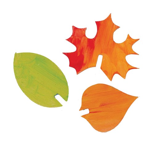 Wooden Belonging Tree Accessories - Leaves - Pack of 20