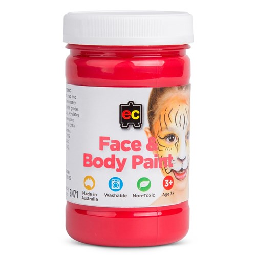 EC Face & Body Paint - Red - 175ml