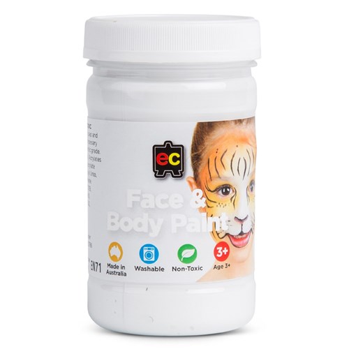 EC Face & Body Paint - White - 175ml
